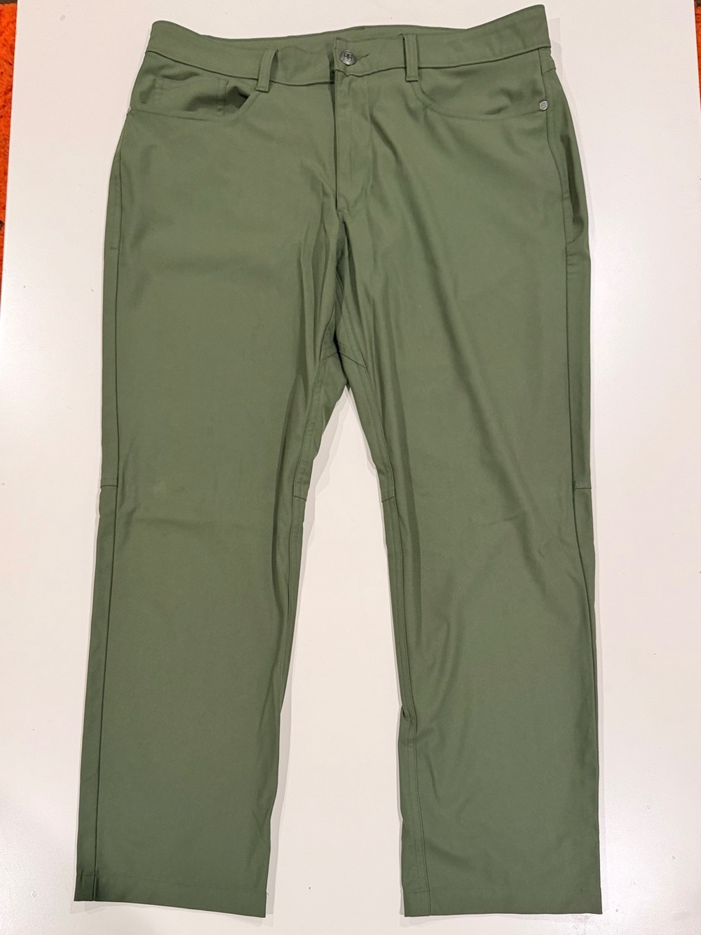 Men's Olive Green Swiss Tech  Performance Pants